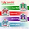 4E's Novelty Humorous Christmas Candy Mint Tins, 4 Pack Funny Stocking Stuffer for Kids, Teens & Adults, Unique Holiday Gag Gift, White Elephant Gift Idea, Cool Mint, Cinnamon, Blueberry, Wintergreen